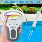 2 в 1 измеритель PH хлора тестер для определения качества хлорной воды устройство для тестирования CL2 измерительный инструмент для плавания для бассейна аквариума