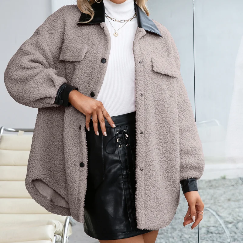 jackets for women 2021 winter coat faux fur coat teddy  fur coats and jackets fashion fur jackets for women teddy bear jacket