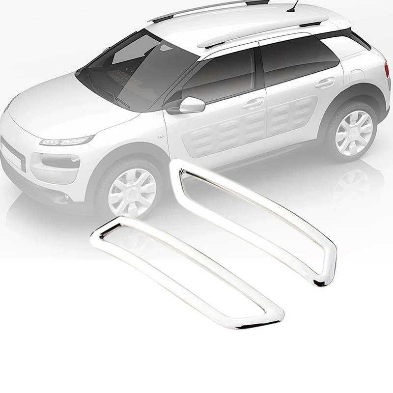 2 шт. DIY Автомобильный Стайлинг ABS хром задний противотуманный светильник