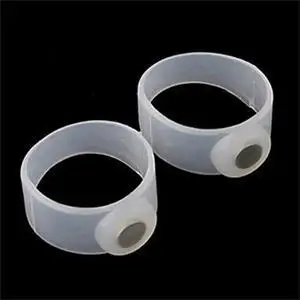 

2Pcs New Hot Magnet Lose Weight New Technology Healthy Slim Loss Toe Ring Sticker Silicon Foot Massage Feet Loss Weight Reduce