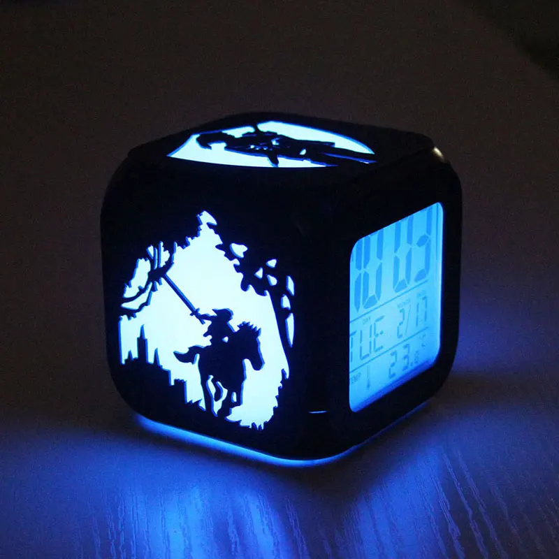 

Creative Home Electronic 3d Digital Clock Led Time Alarm Clocks On Table Desk Bedroom Wake Up Light For Kids Girls Boys