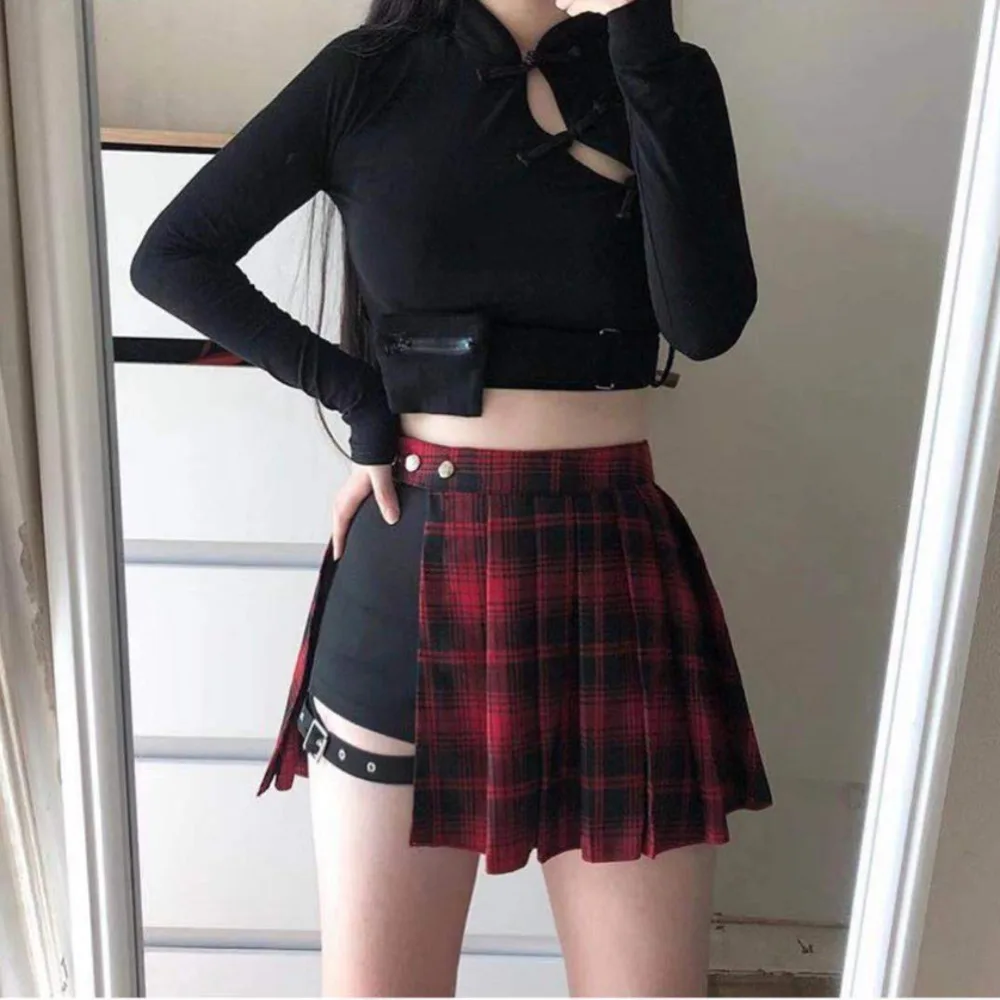 Винтажная короткая футболка в китайском стиле Тонкие футболки с длинными