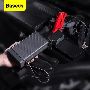 baseus car jump starter 12v 16000mah car starting device auto battery booster portable power bank 220v ac output power station free global shipping