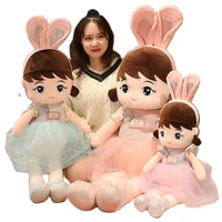 5 sizes 1pc 45cm 140cm plush toys princess girls doll soft flower skirt spring cute children toy christmas gift toys for girls