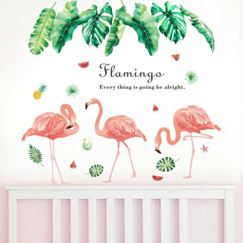 Наклейки на стену в виде листьев пальмы | Дом и сад