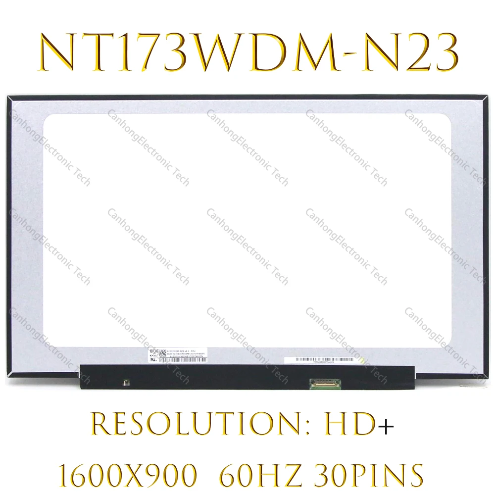 ЖК-дисплей 17 3 дюйма для Lenovo Ideapad 3-17ARE05 81W2 81W5 81WC 72% NTSC Светодиодная панель