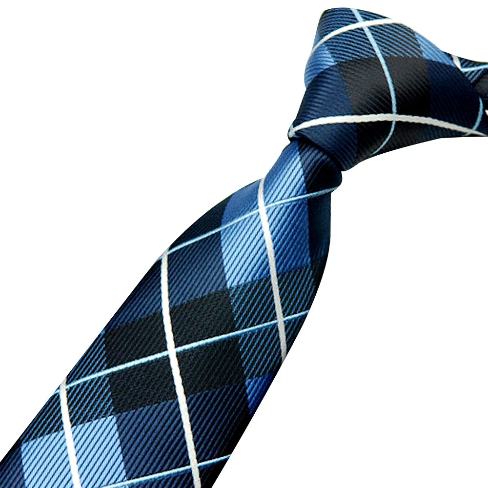 

Lecopike Neckties Classic Men's Plaid Korean Silk Ties Fashion Business Party Wedding Ties stropdas krawat #H