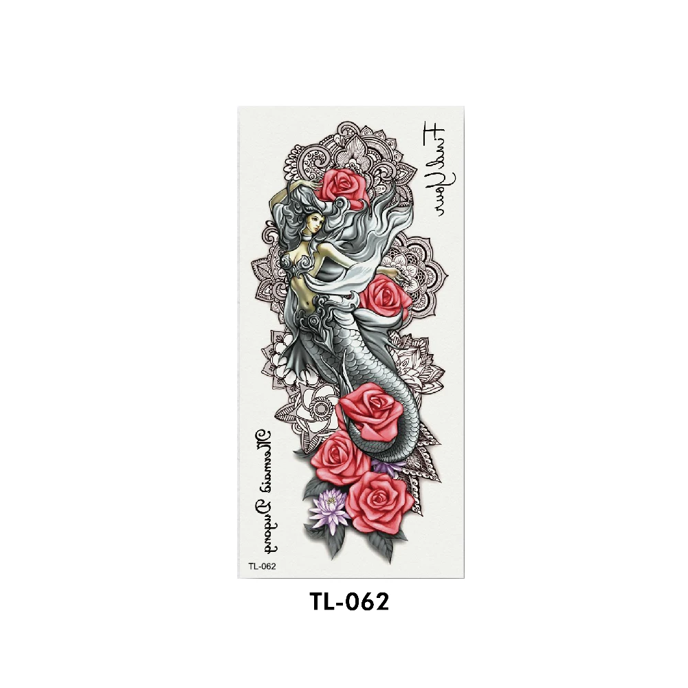 Холодный Ловец снов Роза Золотая рыбка временная татуировка стикер боди-арт