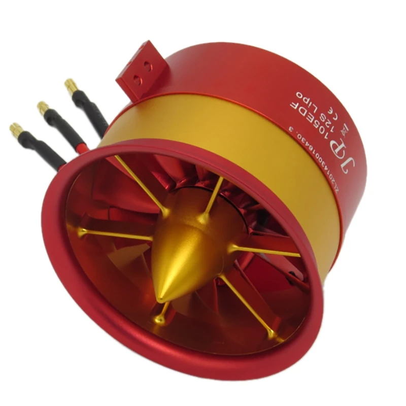 105 мм 4260 875KV 12S воздуховод вентилятор блок с бесщеточным Outrunner двигатель для RC EDF Jet
