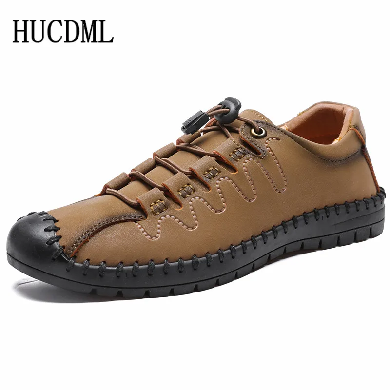 

Туфли HUCDML мужские кожаные, мягкие, весенне-осенние, большого размера 38-46