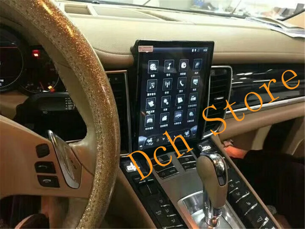 Вертикальный автомобильный DVD плеер 10 4 дюйма в стиле tesla Android 9 0 GPS навигация радио
