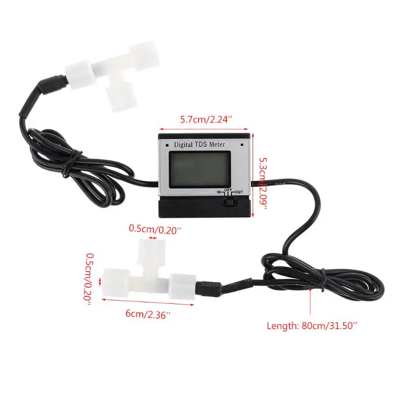 Digital TDS Meter 0-1999PPM Water Quality Monitor Tester Dual Way High Level Probe 1mg/L PPM Accuracy +/-2% G8TB | Инструменты