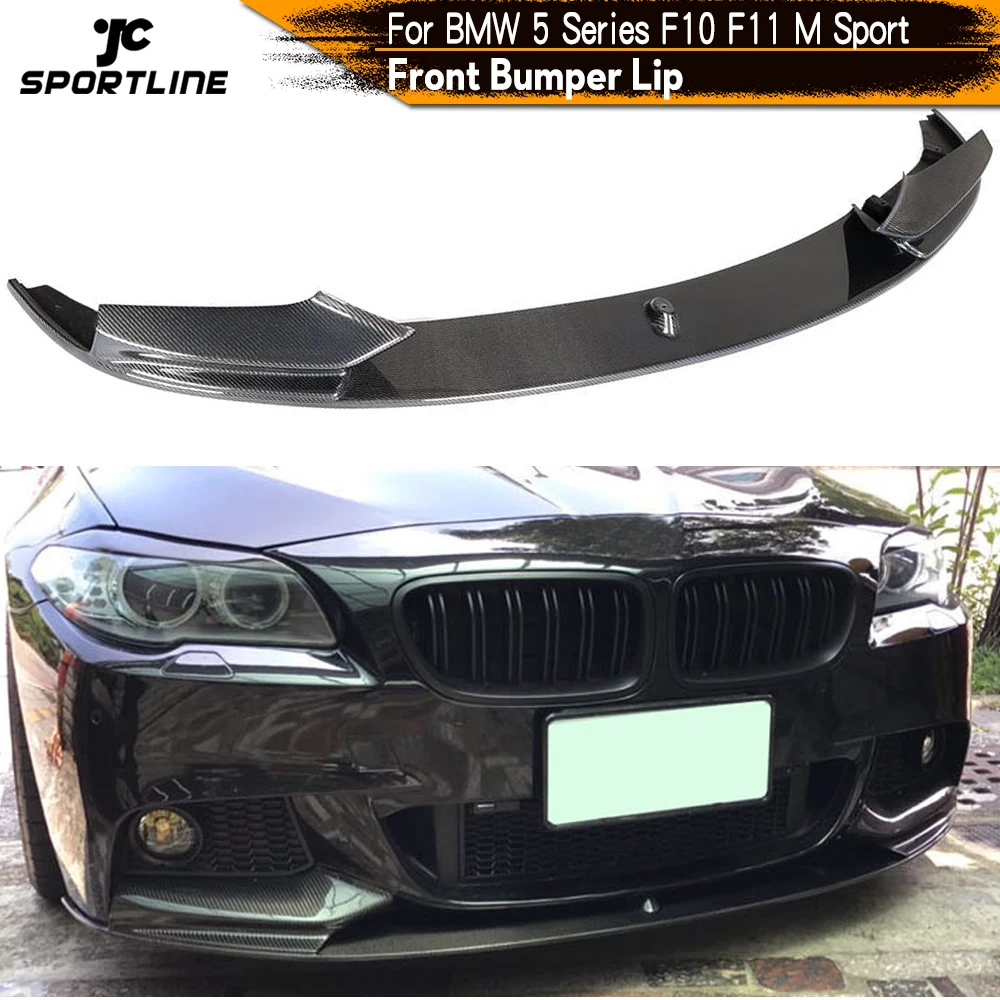 Разветвители для бампера из углеродного волокна BMW 5 серии F10 F11 M Sport 2011 2016