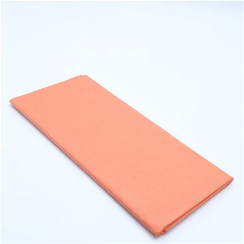 orange 10 шт. 50*65 см папиросная бумага DIY ручной работы крафт-бумага цветы подарок Свадебная Упаковка праздничные и вечерние товары для украшения дома - Цвет: orange