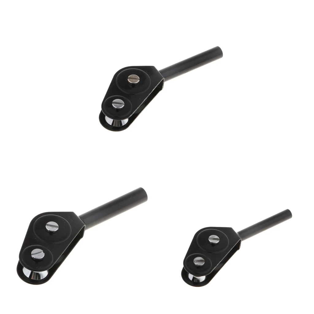 

3pcs Fishing Rod Double Roller Pole Guides Bearing Trolling Accessory Fishing Tools