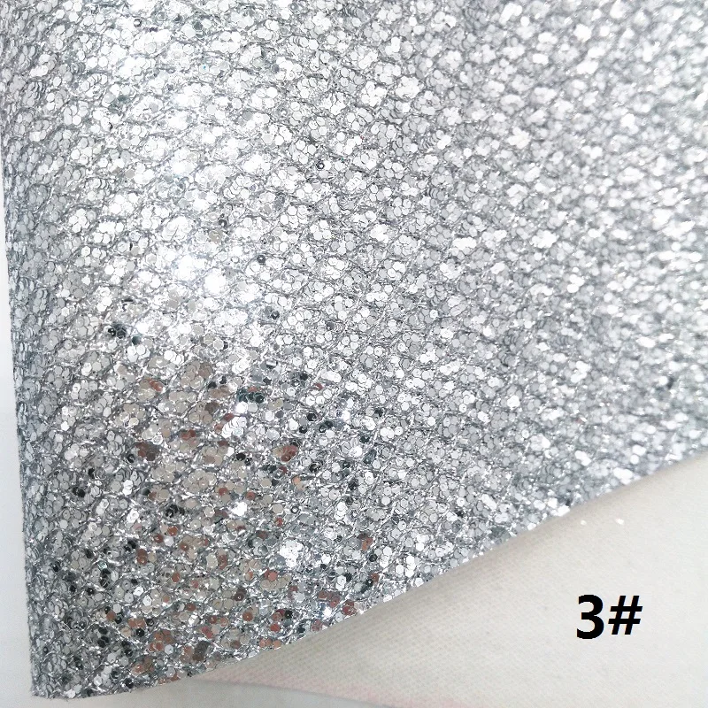 Брезентовый лист с серебряными блёстками блестящие листы 8x11 дюймов Радужный из