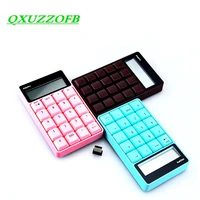 electronic calculator numeric keyboard mini pad office 10 digit lcd display school special gift commercial tool aa powered