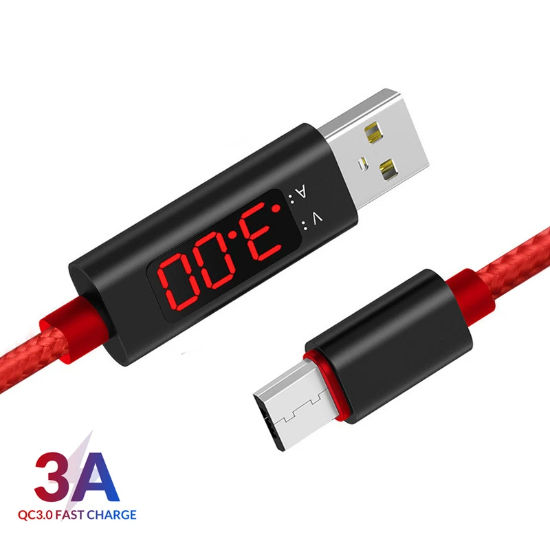 Кабель Micro USB в нейлоновой оплетке для SAMSUNG S7 S6 Edge XIAOMI Redmi 6A Note 6 Pro 5A 4X|Кабели