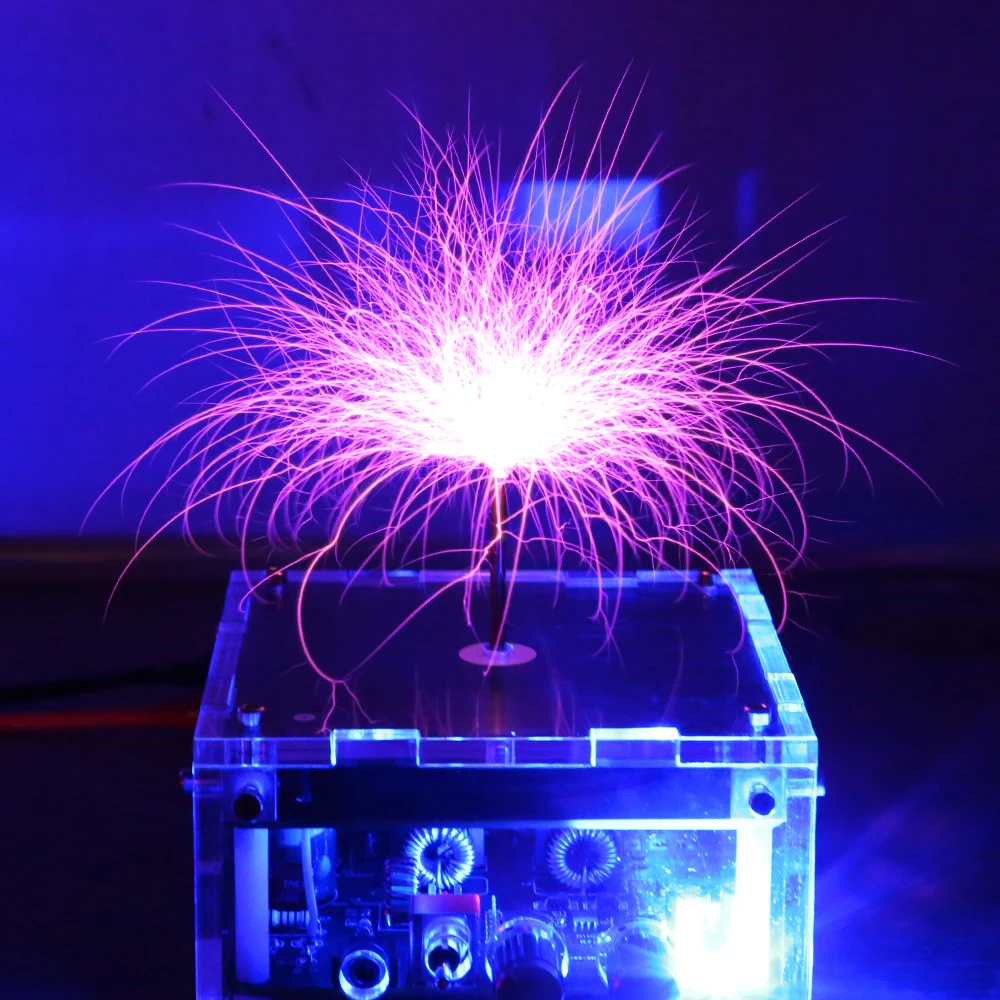 Мини твердотельная катушка Tesla законченная интеграция рабочего уровня сделана