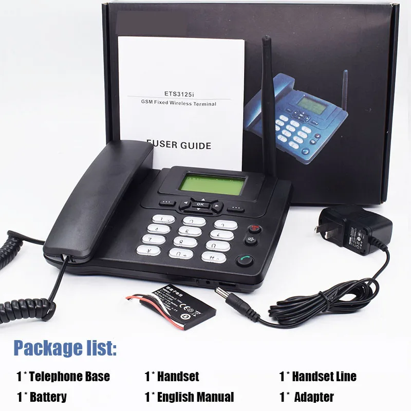 Настольный беспроводной телефон GSM SIM-карта домашний стационарный настенное