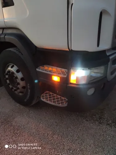 1X24 в янтарный светодиодный боковой маркер для Scania 6 серии отражатель боковой габаритный фонарь для грузовика предупреждающий светильник светодиодный светильник для прицепа грузовика