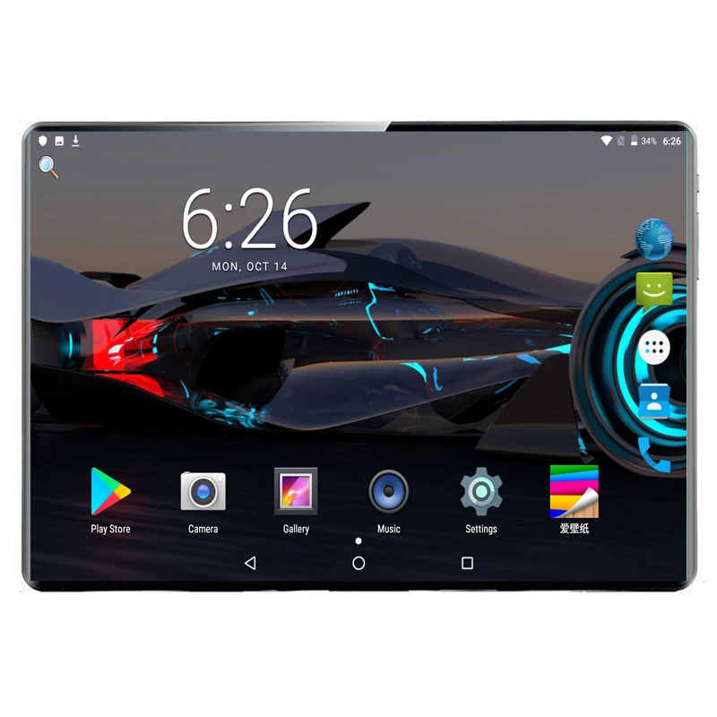 10 дюймов планшетный ПК Octa Core 6 ГБ Оперативная память 128 Гб Встроенная 3g 4 аппарат не