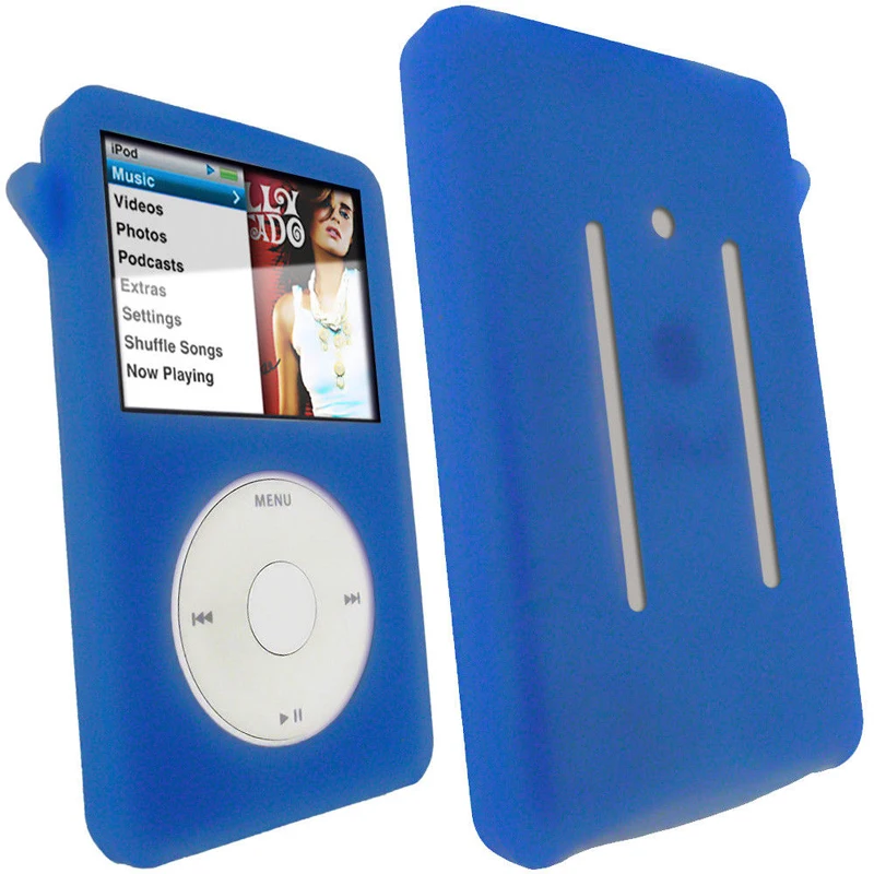 Silicone Skin Case Cover For Apple iPod Classic Thin Version 80GB 120GB 160G iPod Video 30GB(10.5mm thickness) images - 6