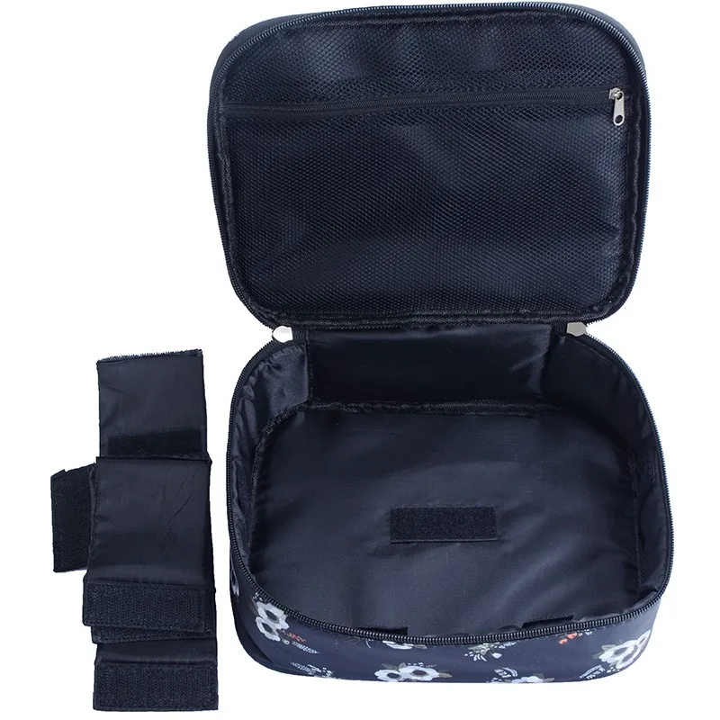 

HHYUKIMI Brand Women Cosmetic Bag Case Organizer Travel Big capacity Waterproof Portable Makeup Bag Toiletry Kits Necessity