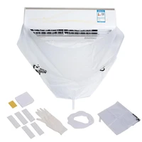 air conditioner cleaning cover dust proof waterproof air conditioning cleaning cover bag with drain port hose towel gloves