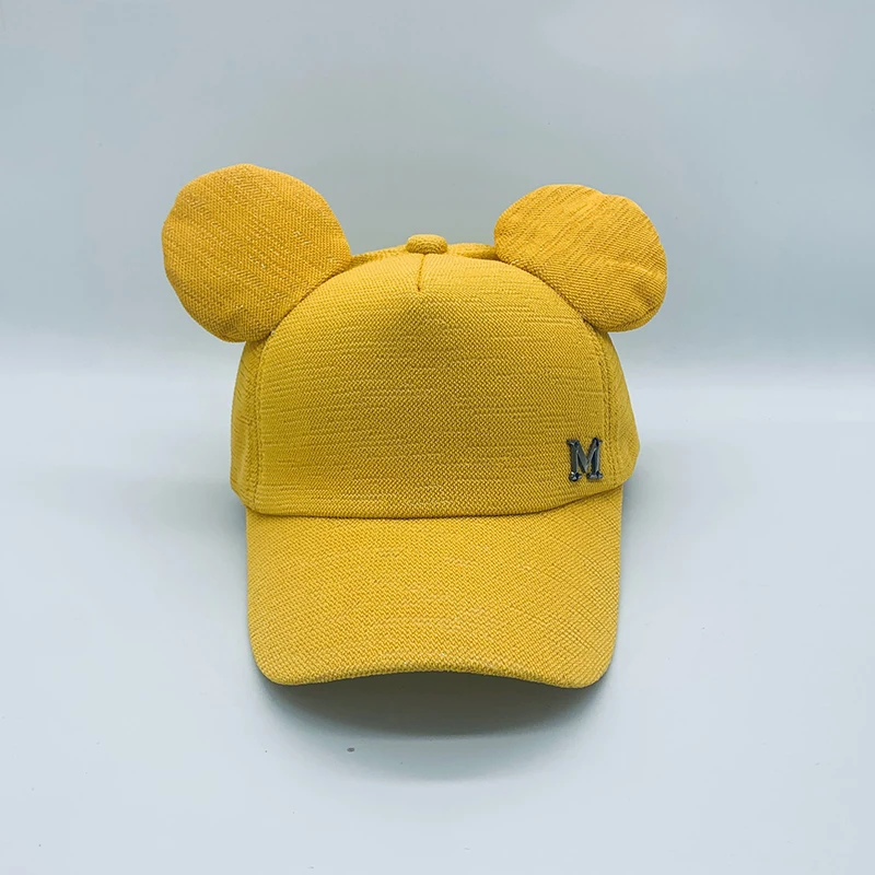 Бейсболка с ушками для мальчиков и девочек милые кепки в стиле хип-хоп весна-лето