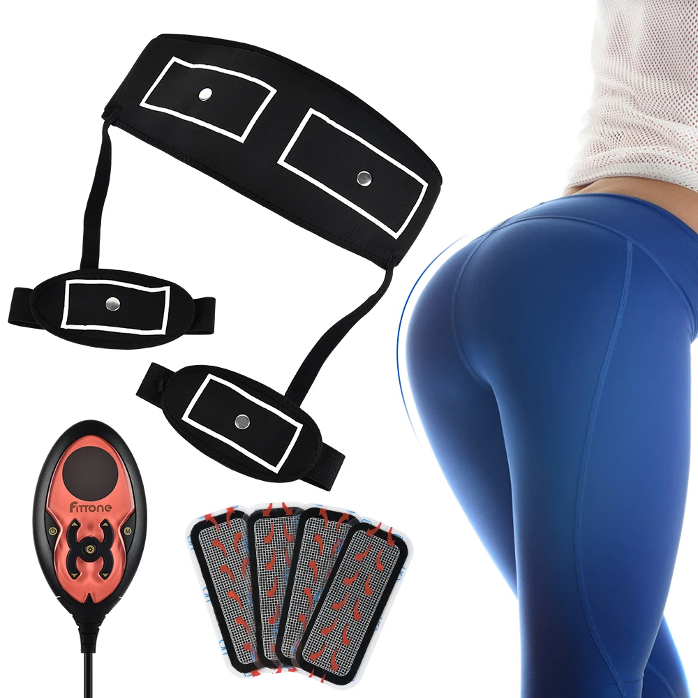 Abs Muscle Stimulator Hip Trainer Electric Ems Abdominal Stimulator Fitness Massage Slimming Massager Body Shaping Led Display