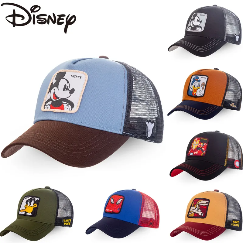 Новый бренд 62 стили Disney с Микки Маусом и Минни Маус комплект Snapback хлопок Бейсбол