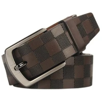new mens fashion belts leisure business casual wild high grade luxury pure leather antique buckle belts
