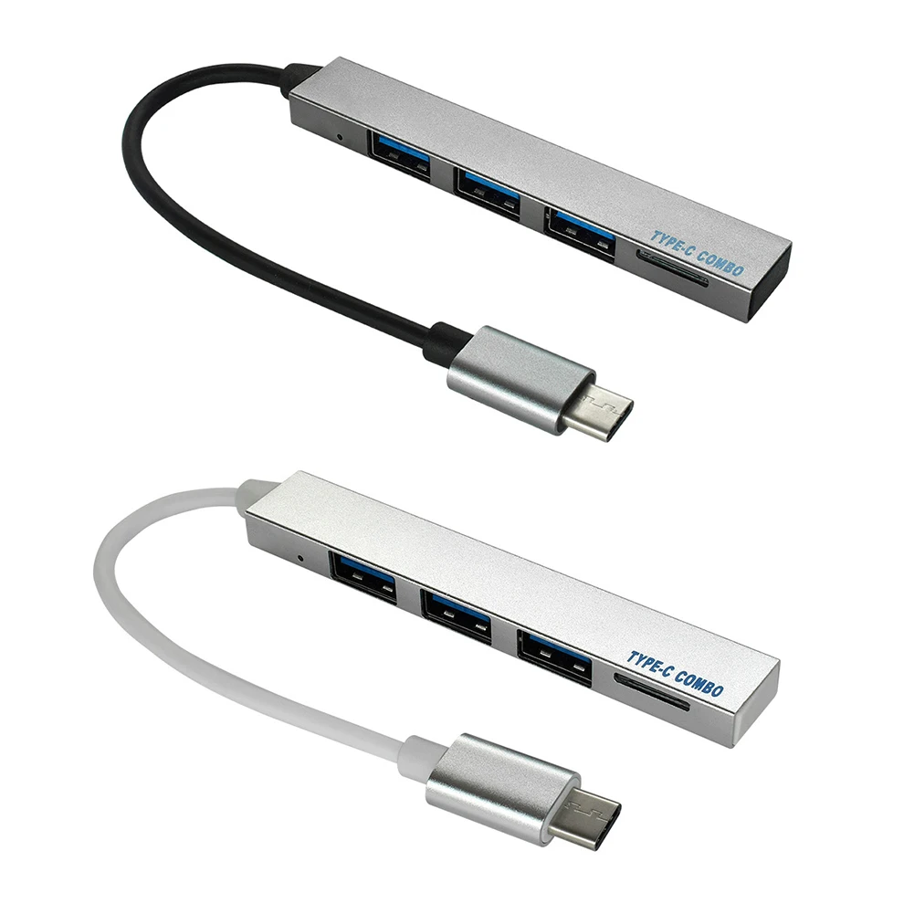 Тип C концентратор 4 USB в 2 0 порты 480 м сплиттер конвертер OTG Кабель адаптер для Macbook