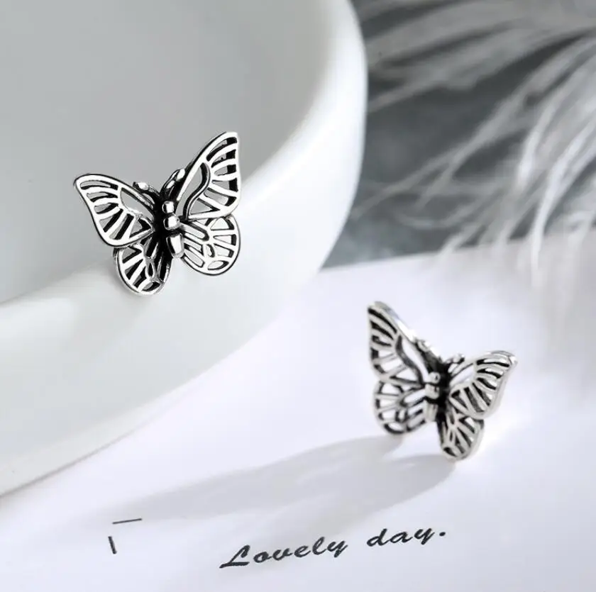 

Sasusp New Arrival Bohemian Women Classic Stud Earrings Exquisite Butterfly Earrings Fashion Simple Female Jewelry In Stud