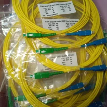 20pcs/lot  SC APC-SC UPC Simplex mode 3.0mm LSZH Fiber Optic Patch Cord For CATV Network