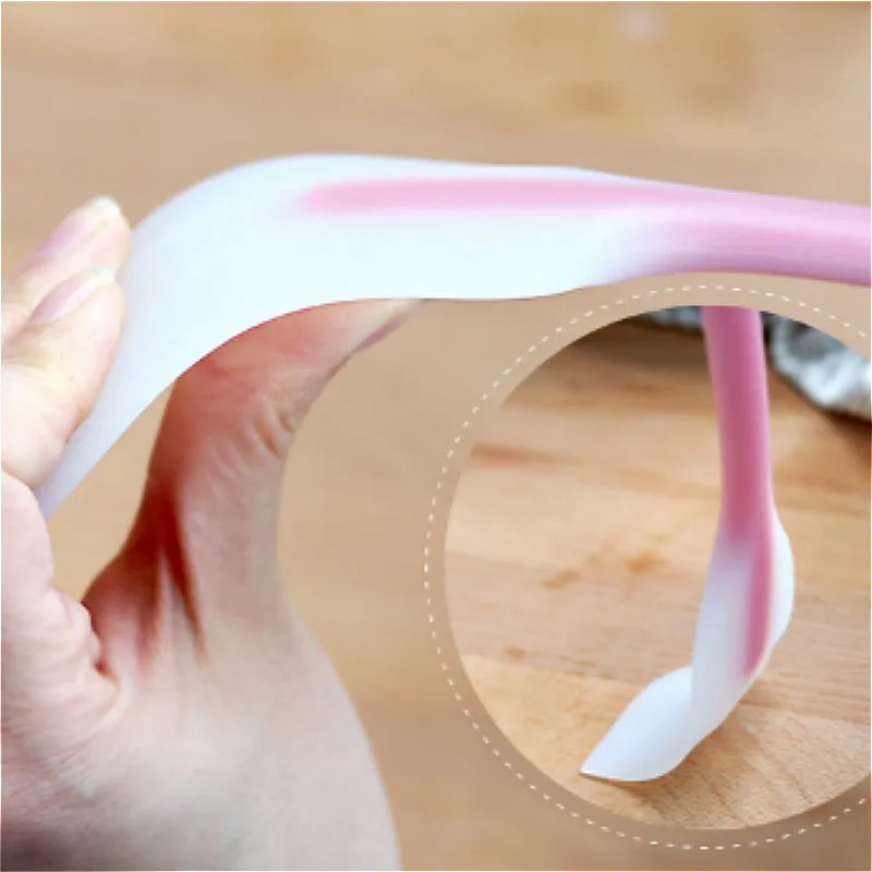 Суэф 1 шт. все в одном ручка Прозрачная силиконовая лопаточка масляный торт