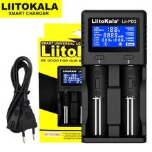 Liitokala Li-PD2 Li-PDCh Li-C2 Li-Sch Li-Ssh LCD z.2 V z.sh V z.8 V 1.2 V 18650 18350 26650 Lithium-lifepoch batteries charger