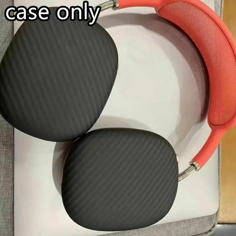 

1PC Carbon Fiber Earphone Protective Shell Earbuds Headset For Airpods Box Cover Max Case Protection F4R7