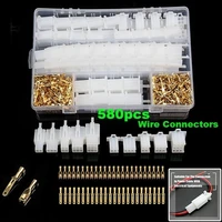 580pcs50sets car motorcycle electrical 2 3 4 6 9pin male female terminals automotive 2 8 plug kit boat wire connector terminal