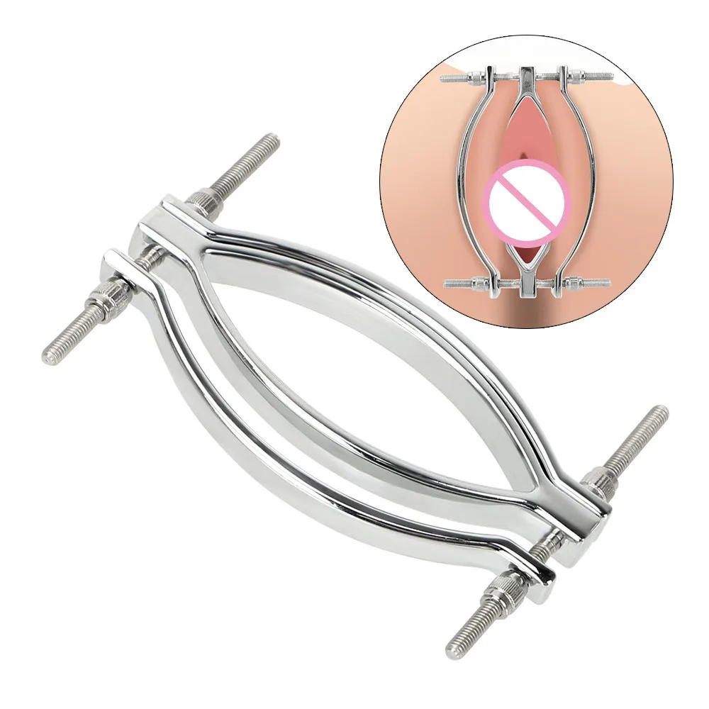 БДСМ бондаж Вагина Speculum металлические клипса для взрослых интимные игрушки