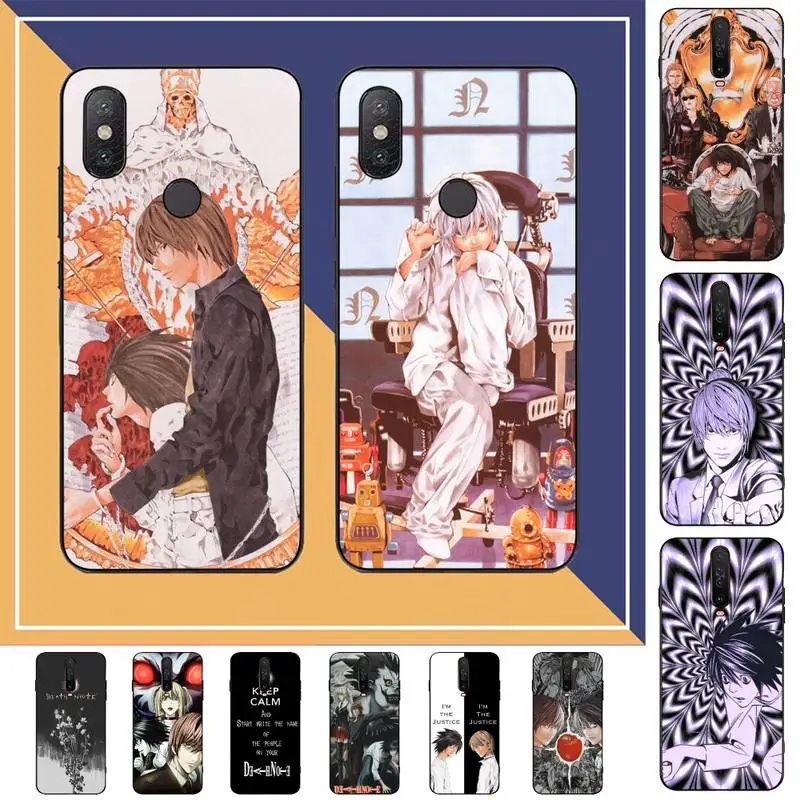 

Yinuoda DEATH NOTE L Lawliet Phone Case for Redmi Note 8 7 9 4 6 pro max T X 5A 3 10 lite pro