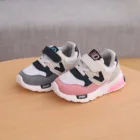 Детские кроссовки на мягкой подошве, дышащие, Нескользящие, повседневная спортивная обувь для мальчиков и девочек, размеры 21-30, весна-осень