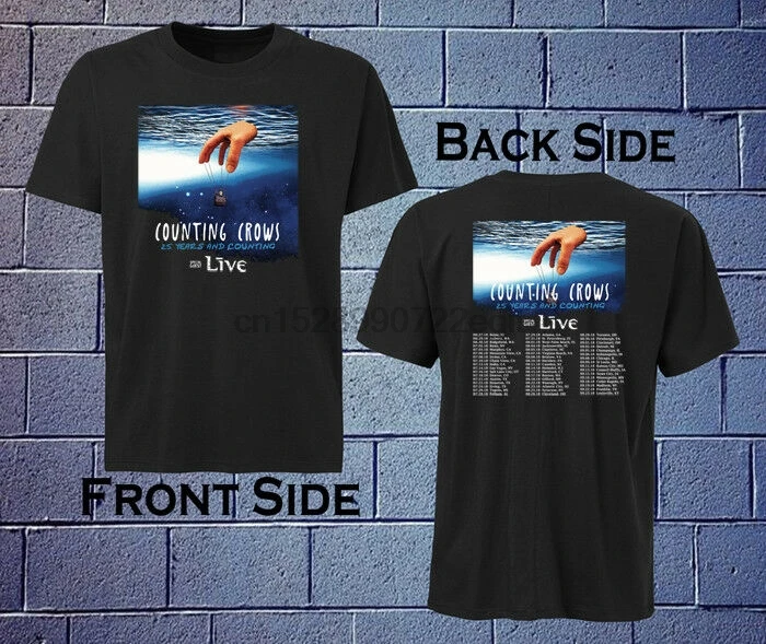 

NEW Counting Crows Tour Dates 2020 Black T-shirt All Size