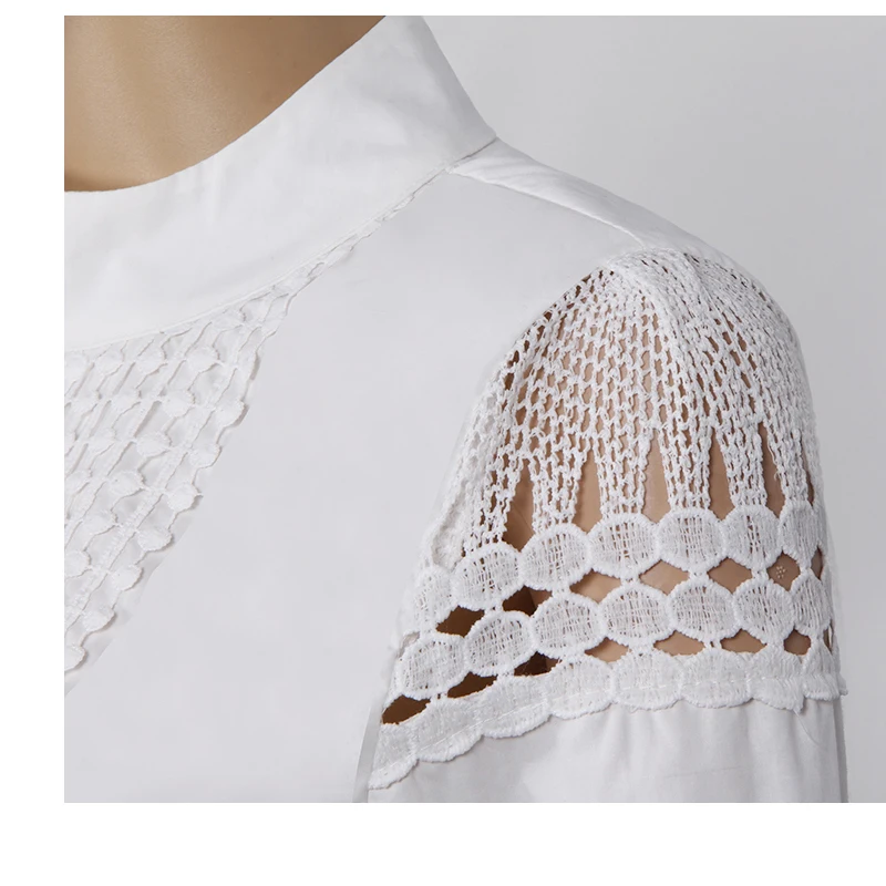 Женская шифоновая блузка элегантная рубашка 2021 с длинным рукавом Офисная