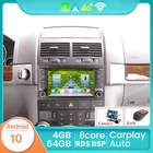 Автомагнитола 2 Din Android с экраном для Volkswagen VW Touareg T5 Transporter Multivan, автомагнитола, мультимедиа, BT, Dvd, камера SWC