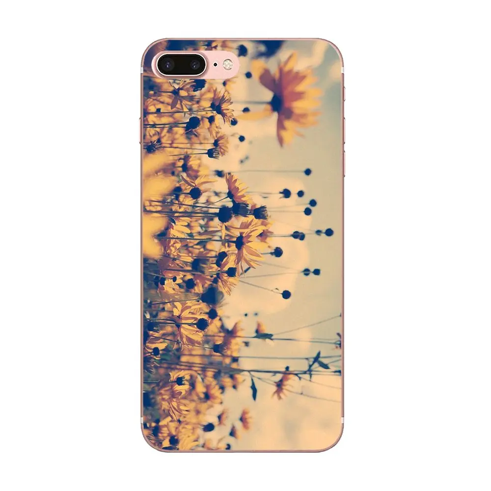 Cell Phone Case For Xiaomi Redmi Mi 4 7A 9T K20 CC9 CC9e Note 7 9 Y3 SE Pro Prime Go Play Retro Stained Glass Yellow Flower | Мобильные