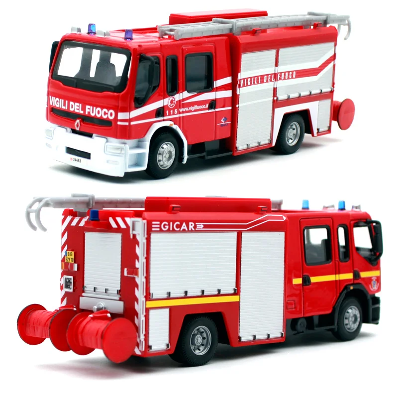 Крановая лестница Bburago 1:50 Iveco Magirus RW Renault Premium детская Игрушечная машина литый под