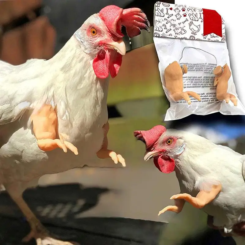 Курица руки кляп подарок костюм цыпленка оружием игрушки для домашних животных