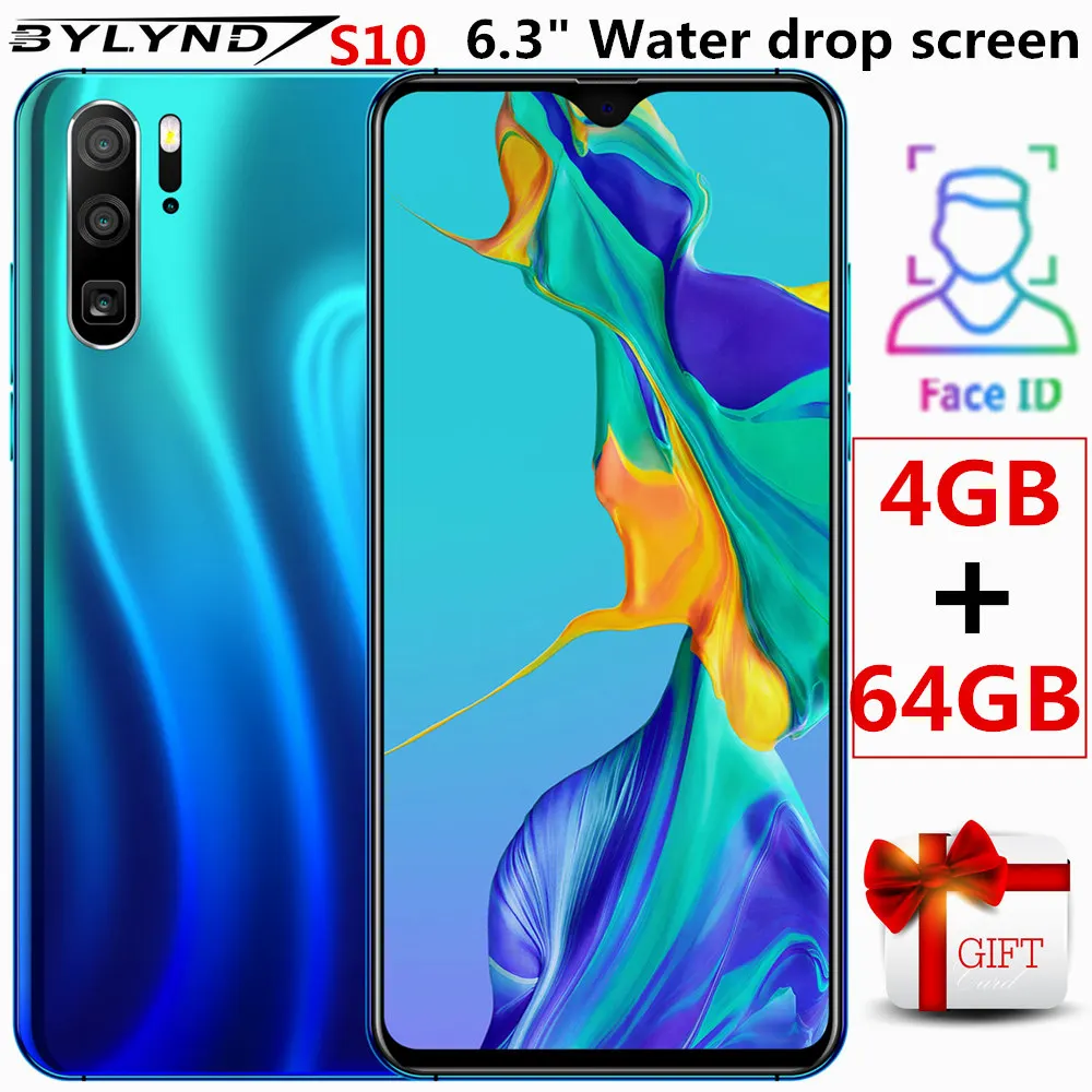 Глобальная версия смартфонов четырехъядерный процессор 4 Гб ОЗУ 64 ПЗУ 13 МП